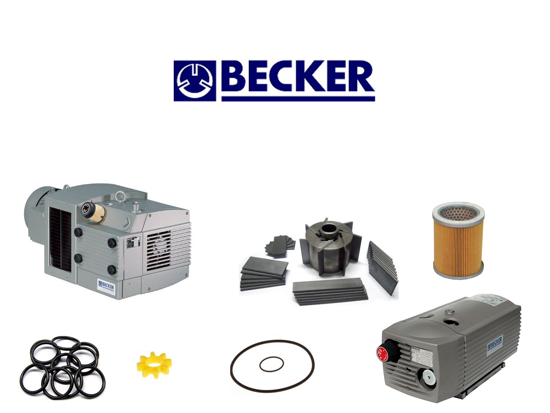 Becker Vakuum VT, Druschke Vakum Service, Spare parts