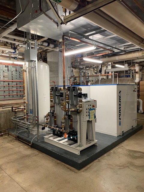 Project Highlight - Stanford School of Medicine Beckman Mechanical Room Laboratory Air System Replacement