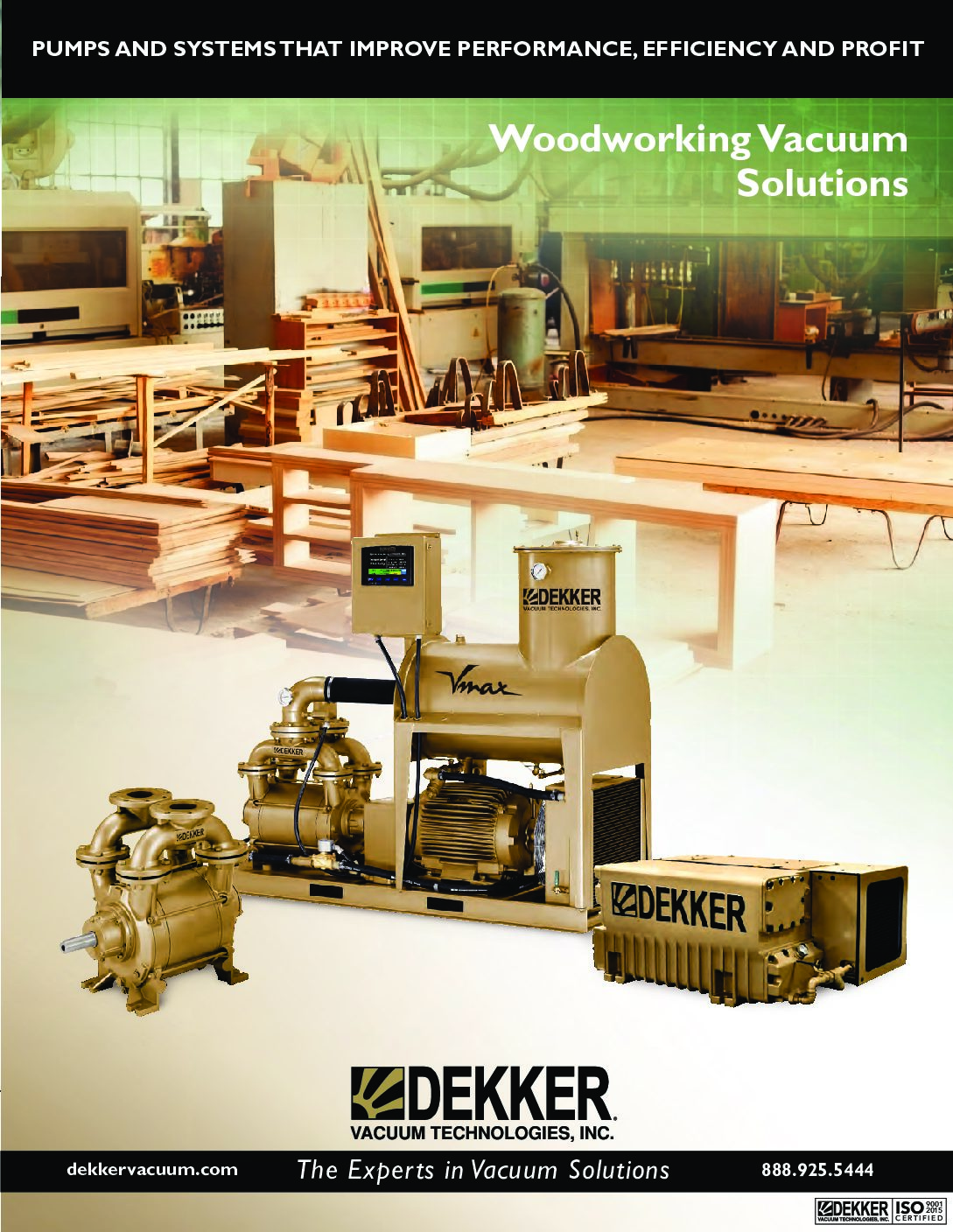 Dekker Woodworking Vacuum Solutions