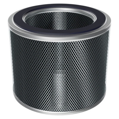 The Solberg Replacement Wire Mesh Element (P/N 274S) is a cylindrical filter with a black mesh exterior, metallic edges, and a hollow center.