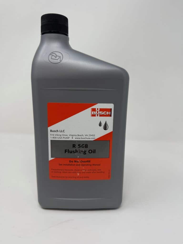 Busch R568 Flushing Oil - 1 Quart (P/N 0831910498) - AES Group, Inc.