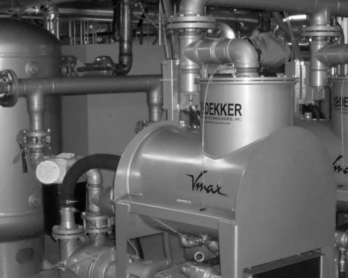 dekker equipment home background greyscale